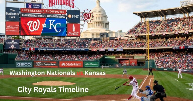Washington Nationals vs Kansas City Royals Timeline: Complete Match History & Key Highlights